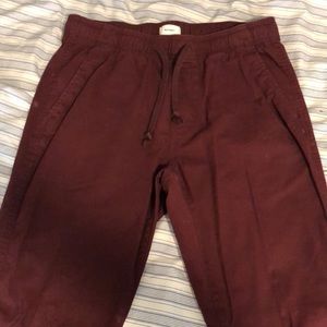 Old Navy Burgandy Joggers
